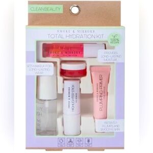 Smoke & Mirrors Total Hydration Kit 5pc Highlighter Plumper Moisture Setting New